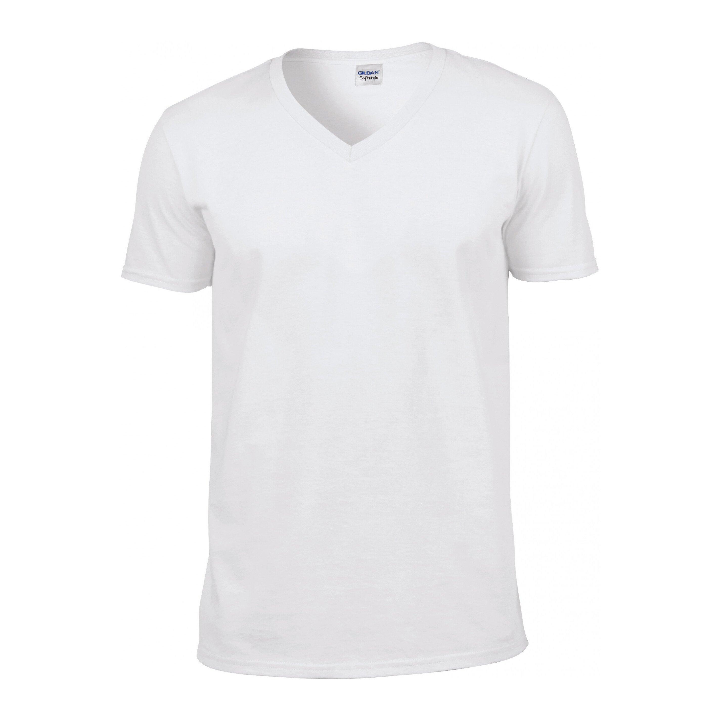 Gildan  t-shirt mit v-ausschnitt gidan softstye 