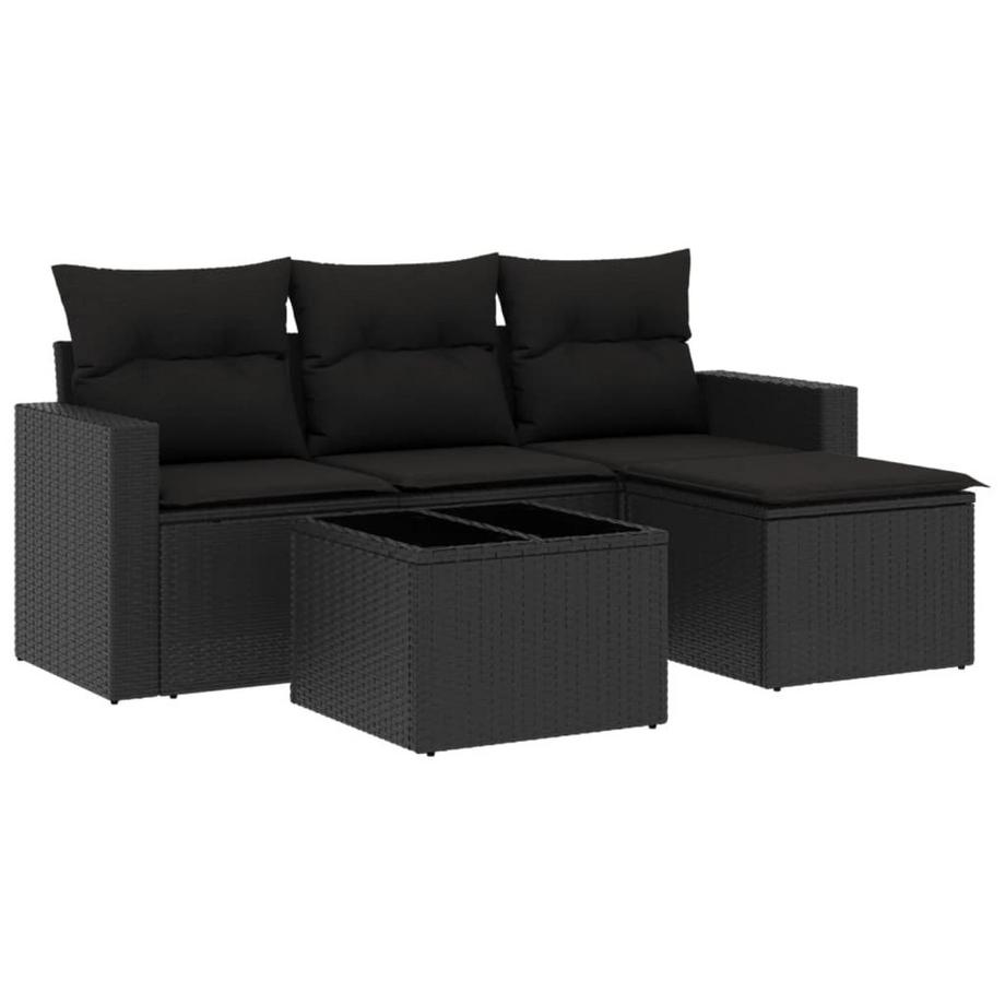 set divano da giardino Polirattan
