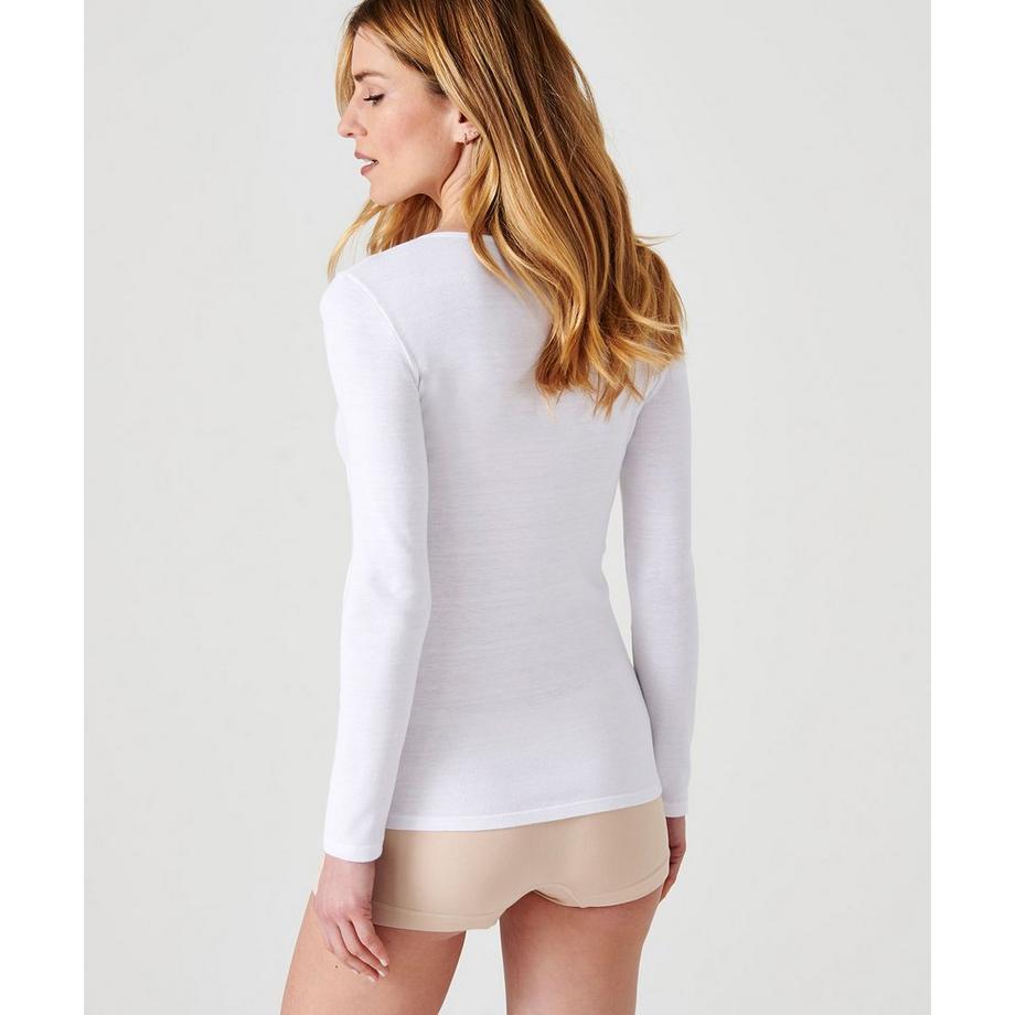 Damart Langarmshirt Thermolactyl Feinripp Mittlere Wärme  