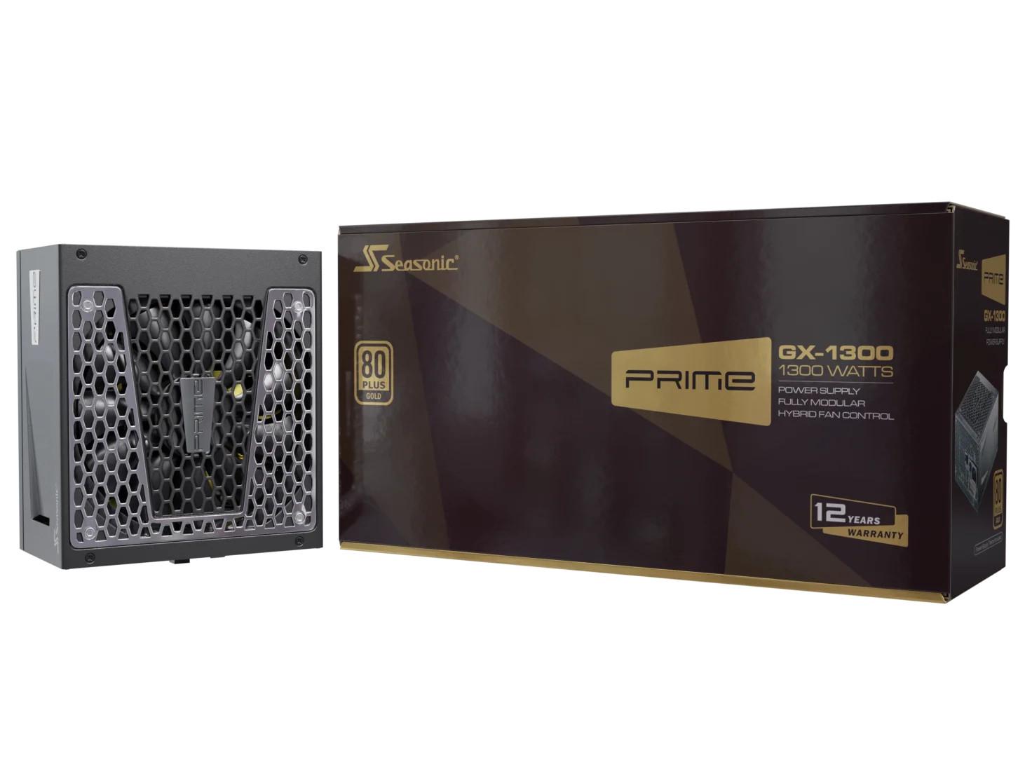 Seasonic  Prime GX unité d'alimentation d'énergie 1300 W 20+4 pin ATX ATX Noir 