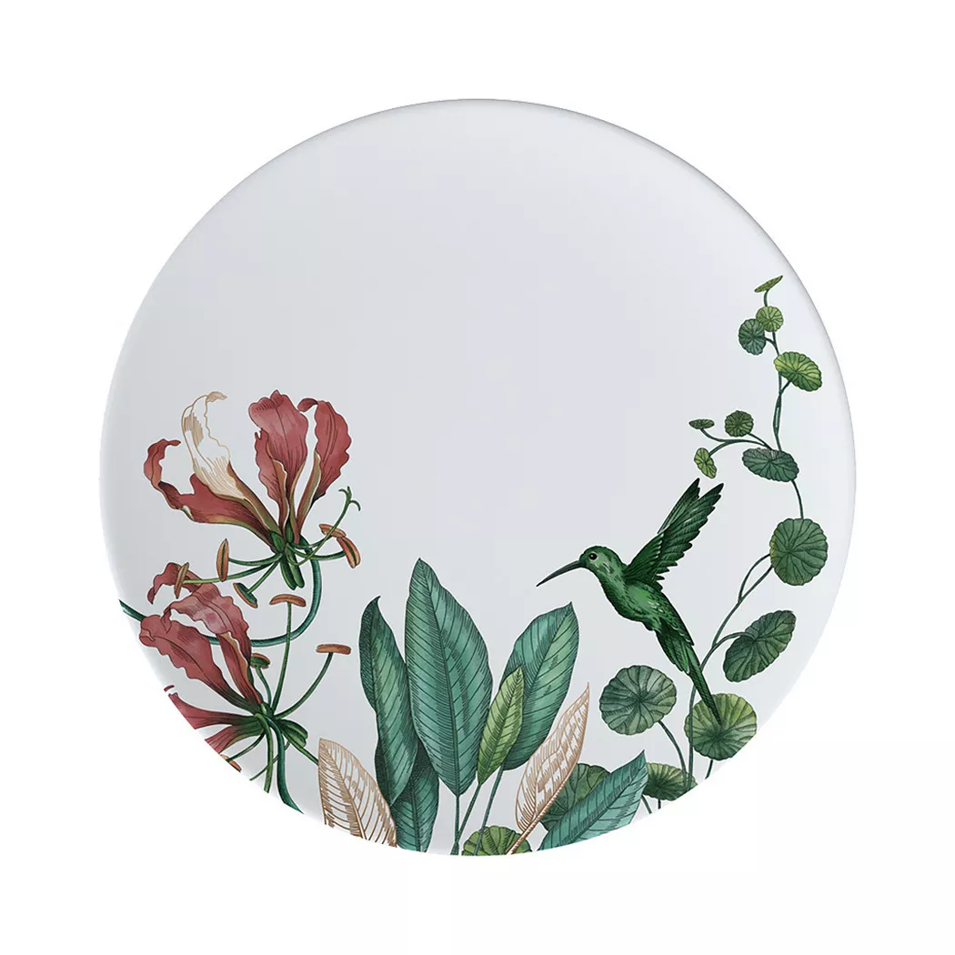 VILLEROY & BOCH SIGNATURE Speiseteller 27x27cm  Avarua Weiss bunt