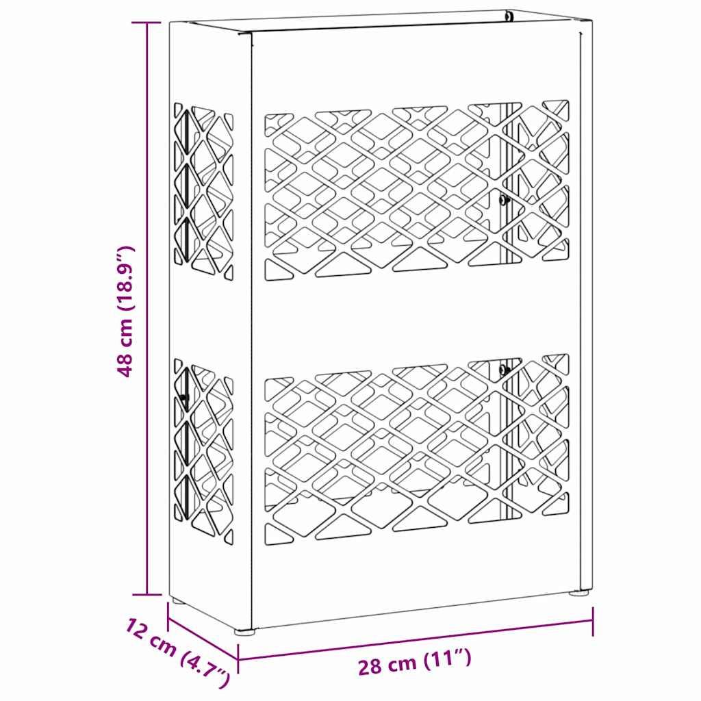 VidaXL Sonnenschirmhalter stahl  