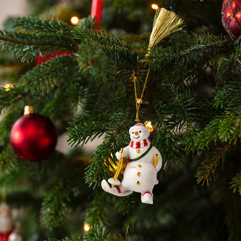 Villeroy&Boch Ornement bonhomme de neige 2026 Christmas Classics  