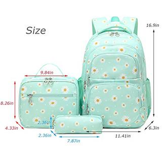 Only-bags.store Schulranzen Schulrucksack Schulranzen Schulfreizeit mit Brotzeittasche und Federtasche  