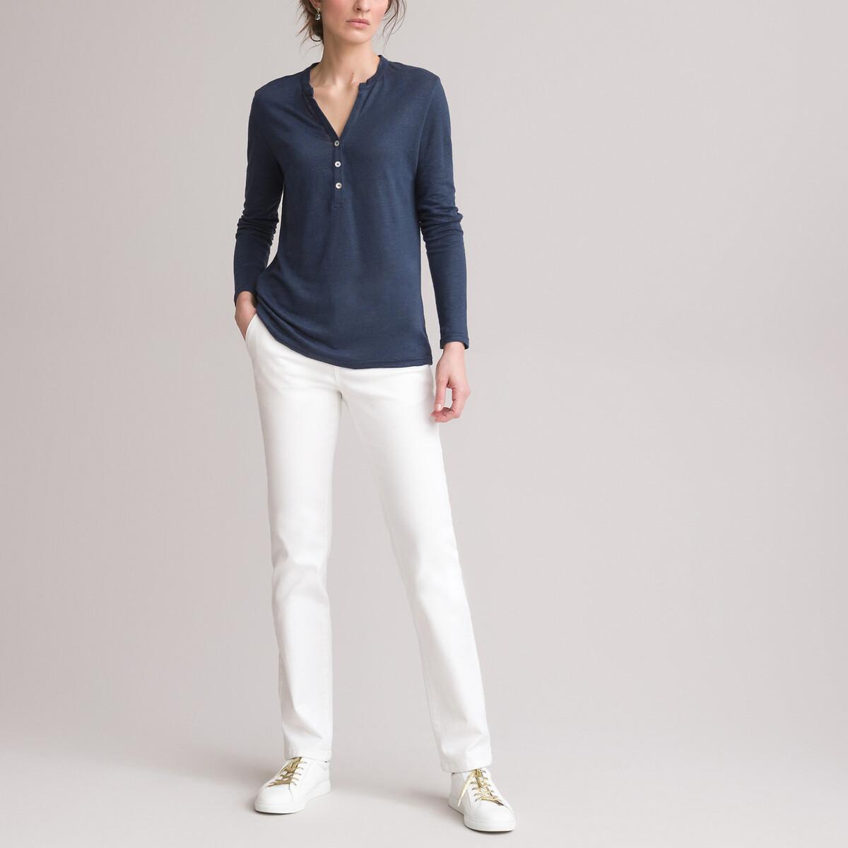 La Redoute Collections  Langarmshirt aus Leinen 