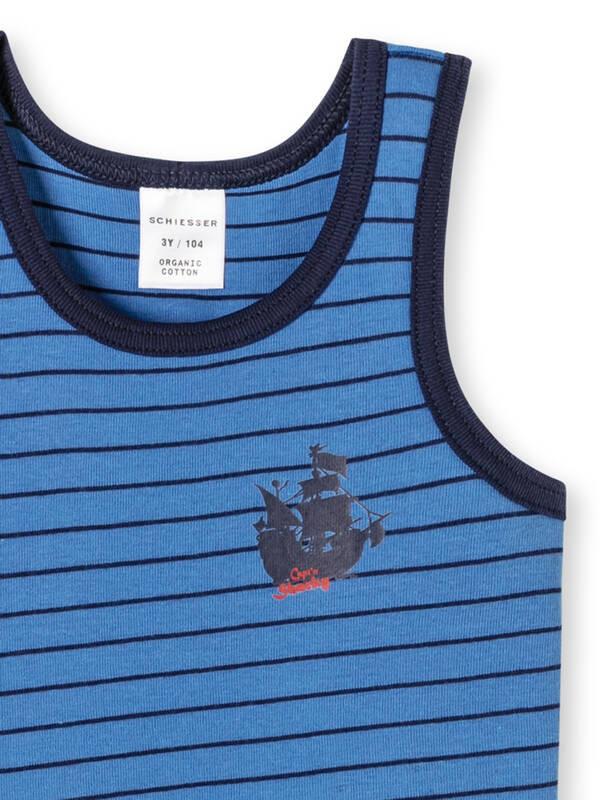 Schiesser  Maglia da ragazzo Capt'n-Sharky 