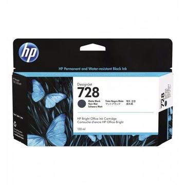 728 130-ml Matte Black DesignJet Ink Cartridge cartuccia d'inchiostro 1 pz Originale Resa standard Nero opaco