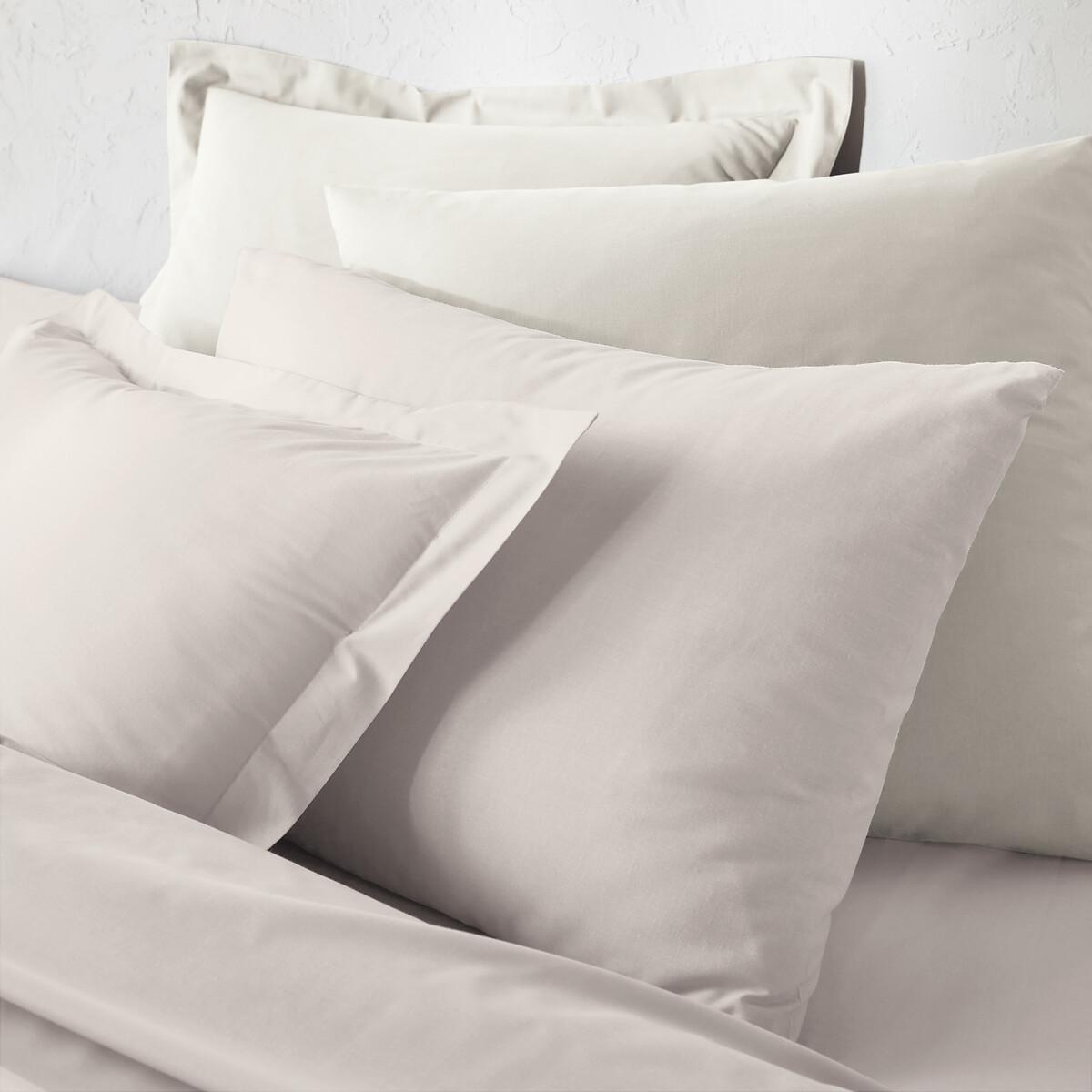 La Redoute Intérieurs Scenario Lenzuolo Piatto Tinta Unita in Cotone Biologico  