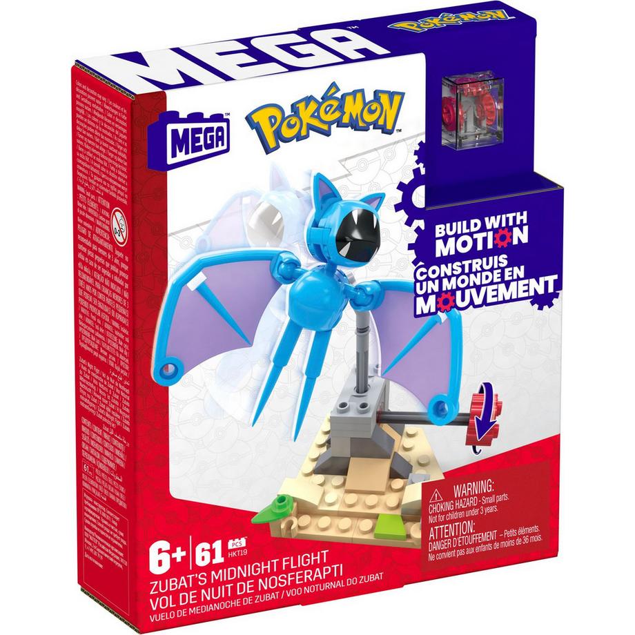 Mega Construx  Pokémon Zubats Mitternachtsflug (61Teile) 