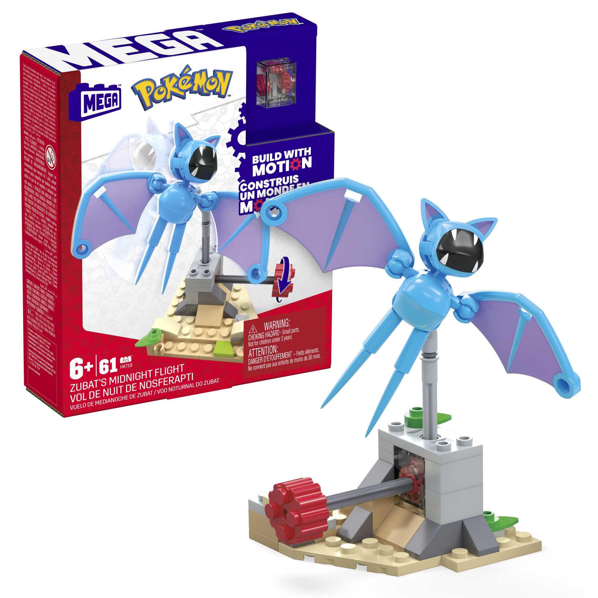 Mega Construx  Pokémon Zubats Mitternachtsflug (61Teile) 