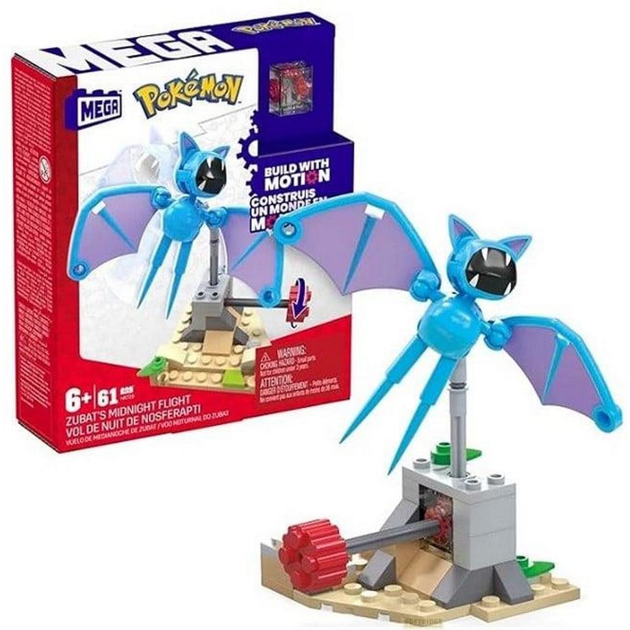 Mega Construx  Pokémon Zubats Mitternachtsflug (61Teile) 