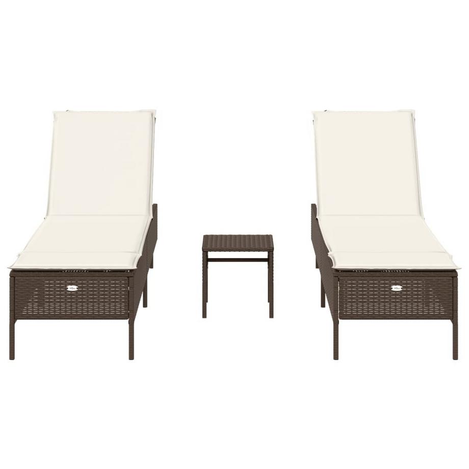 VidaXL Sonnenliege poly-rattan  