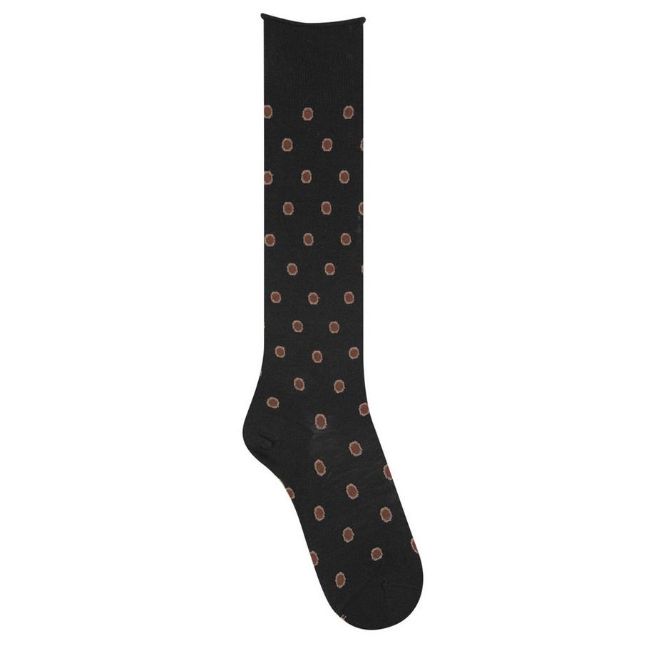 BLEU FORET Chaussettes mi-longues à bord roulé  