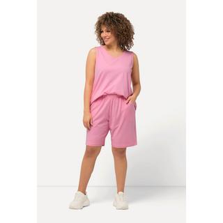 Ulla Popken  Short en jersey, poches et taille élastique 