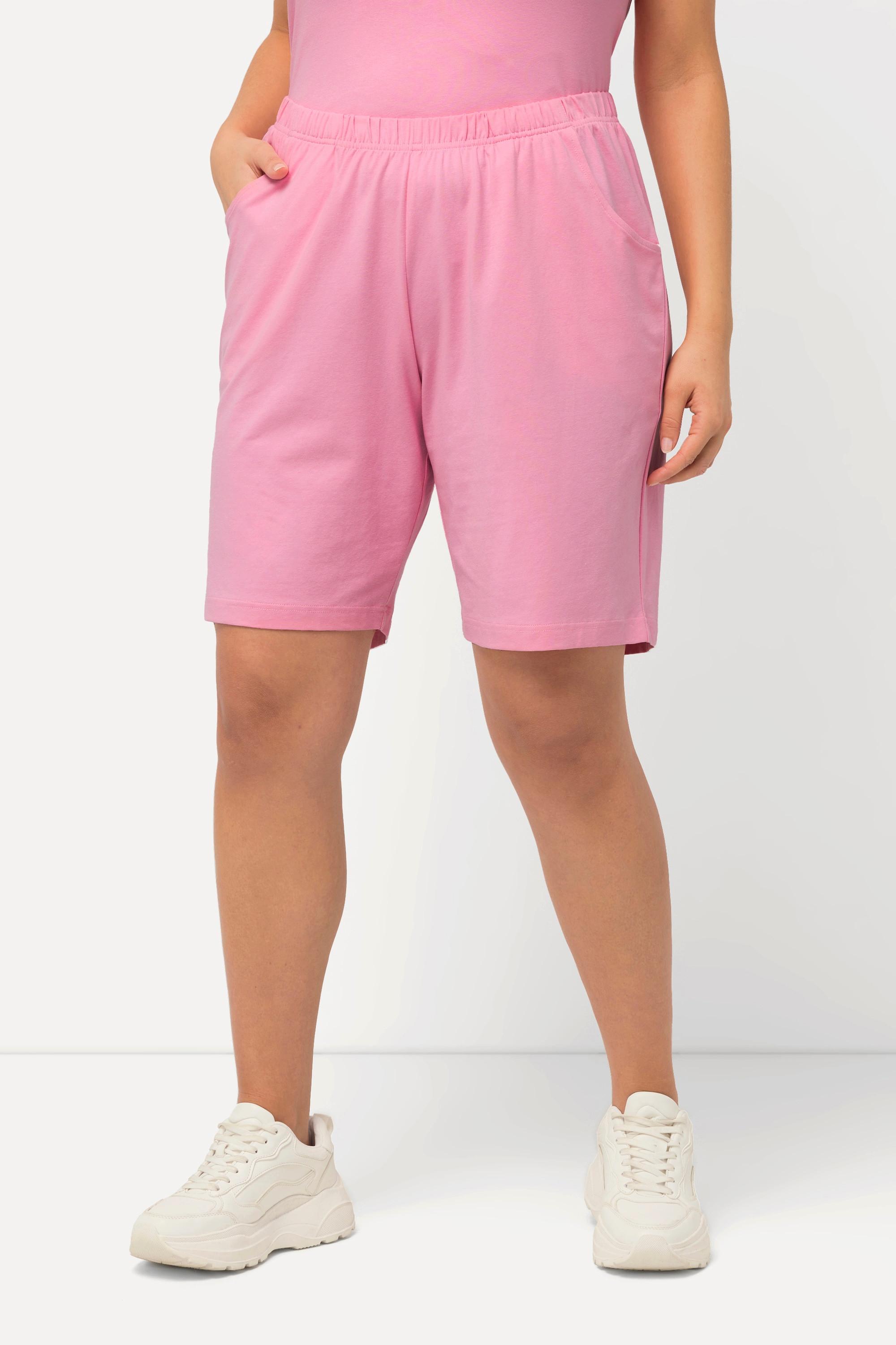 Ulla Popken  Short en jersey, poches et taille élastique 