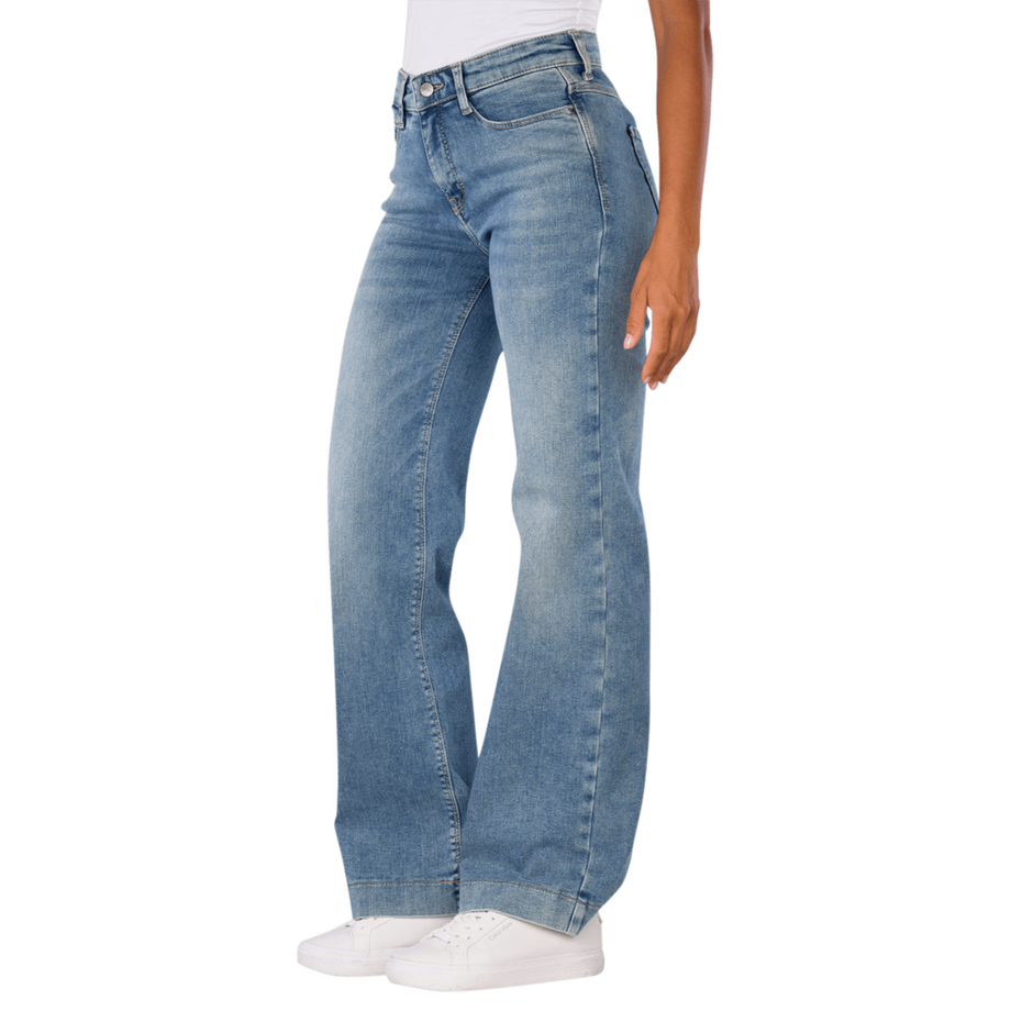 MAC Dream Wide Leg Mega Flex Jeans  