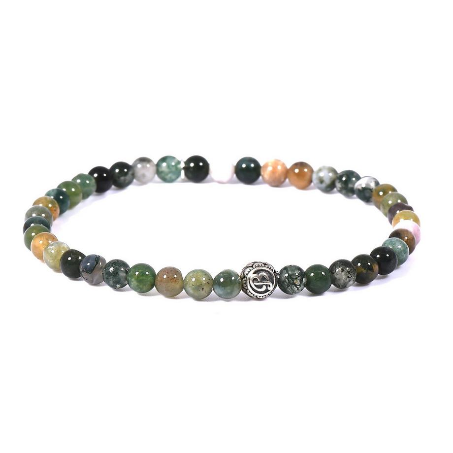 Melinda  Armband mit Achat &Moosachat Steinen