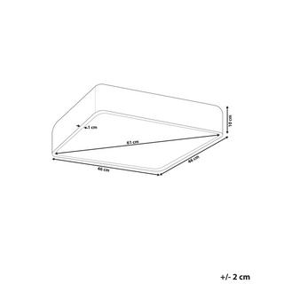 Beliani Deckenlampen aus Stahl Modern BICOL  