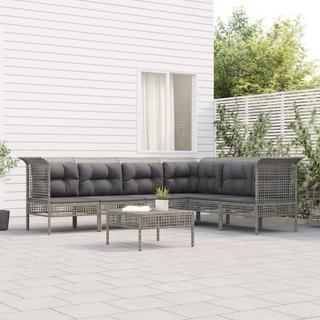 VidaXL set salotto da giardino Polirattan  