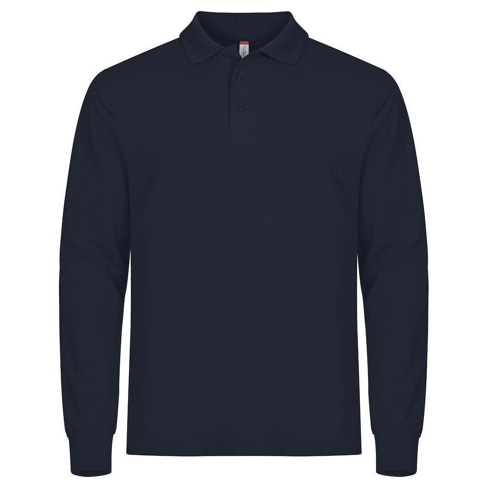 Clique Manhattan Langarm Poloshirt  