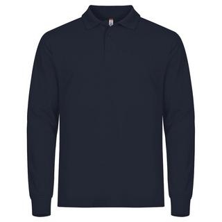 Clique Manhattan Langarm Poloshirt  
