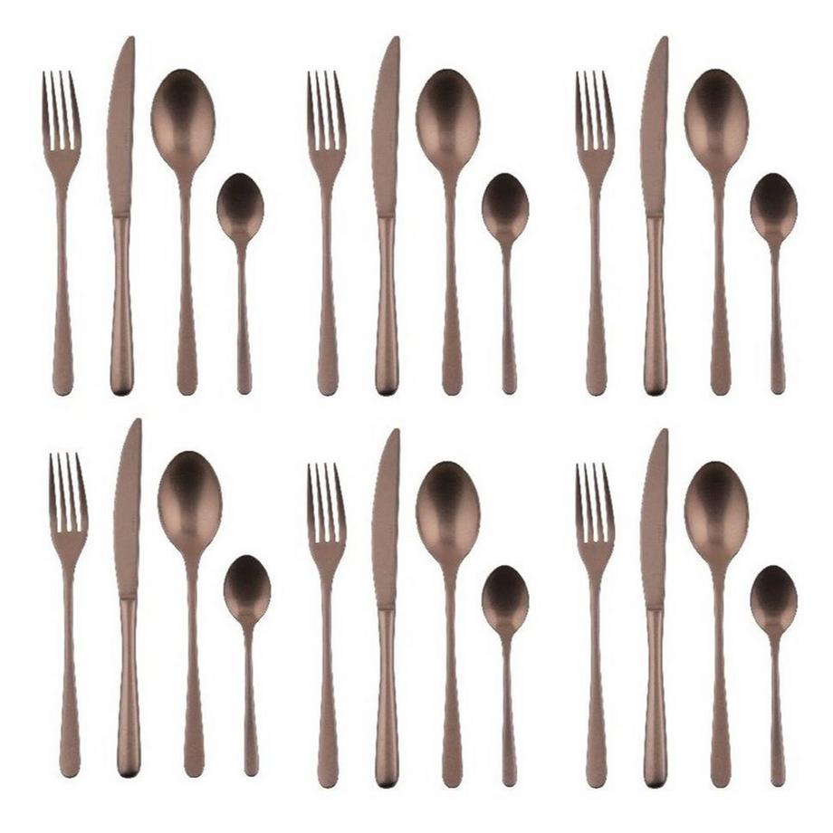 Sambonet  Besteck-Set Taste (24-teilig, Kupfer) 