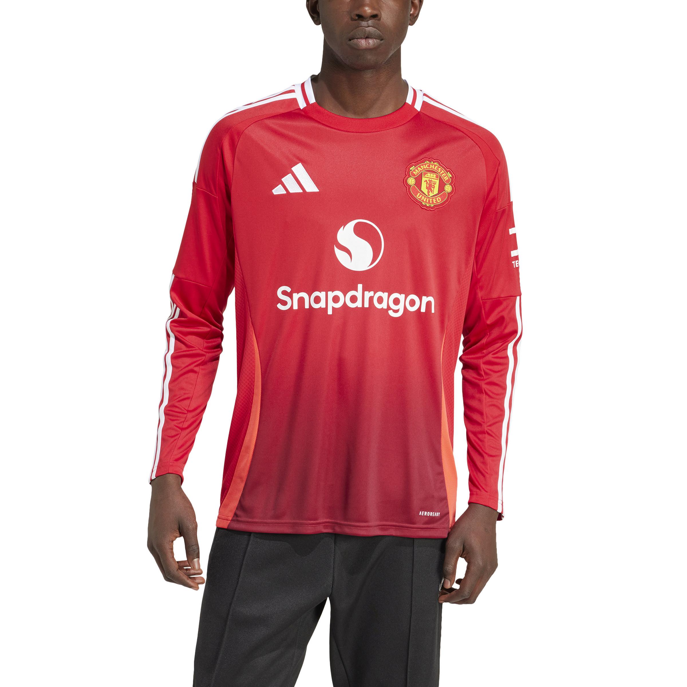 adidas  heimtrikot mit langen ärmeln manchester united 2024/25 