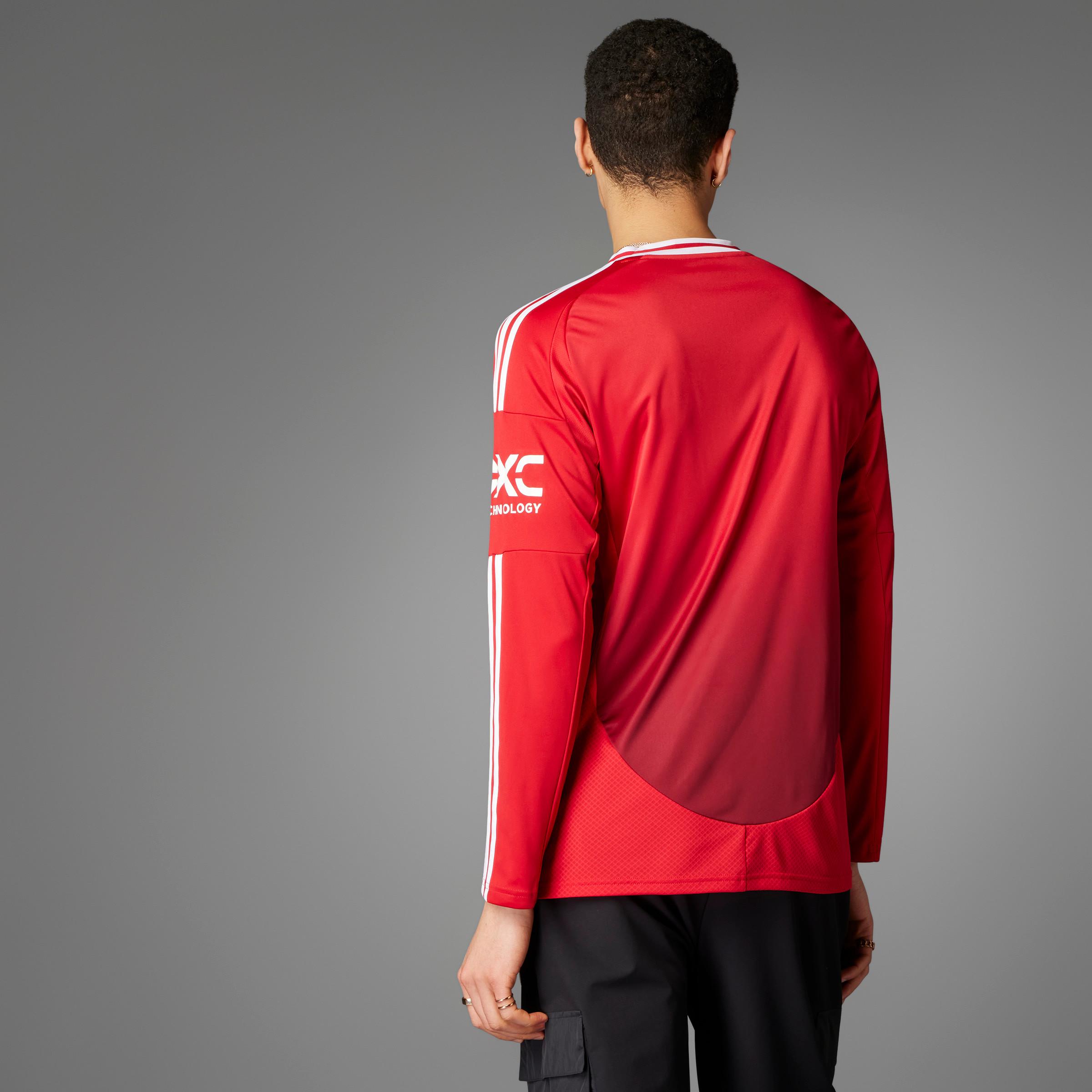 adidas  maillot domicile manches longues manchester united 2024/25 