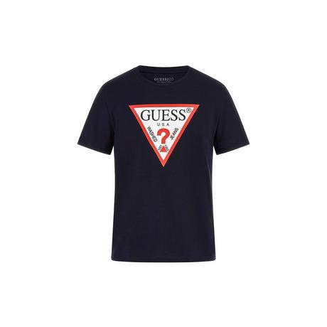 GUESS Original Logo Rundhals T-Shirt  