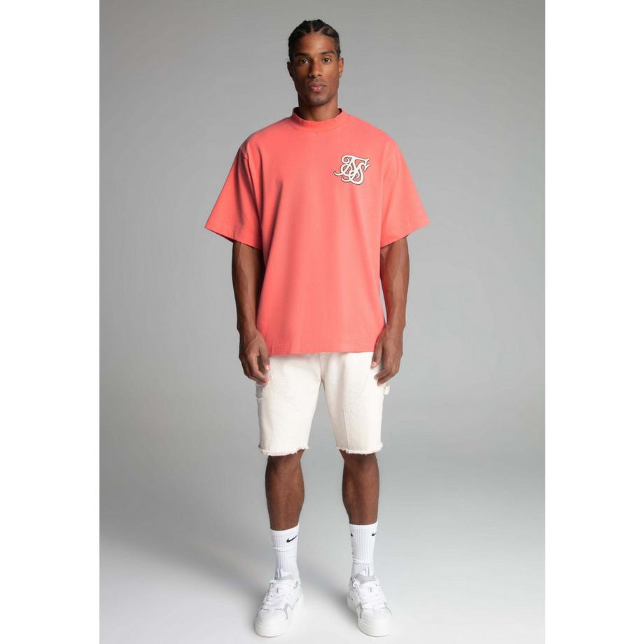 Sik Silk Logo T-Shirt Vestibilità Oversized  