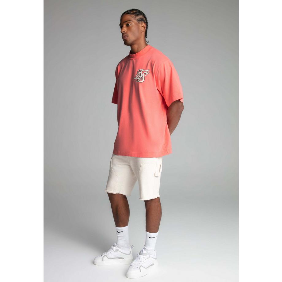 Sik Silk Logo T-Shirt Vestibilità Oversized  