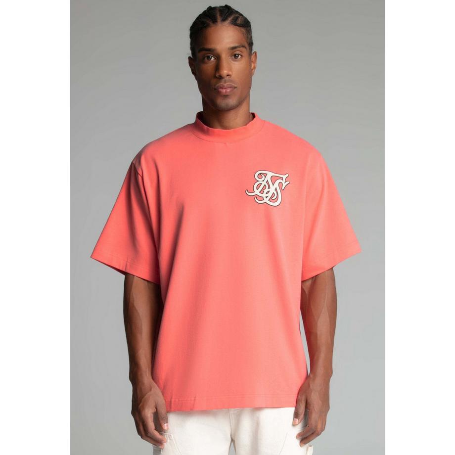 Sik Silk Logo T-Shirt Vestibilità Oversized  