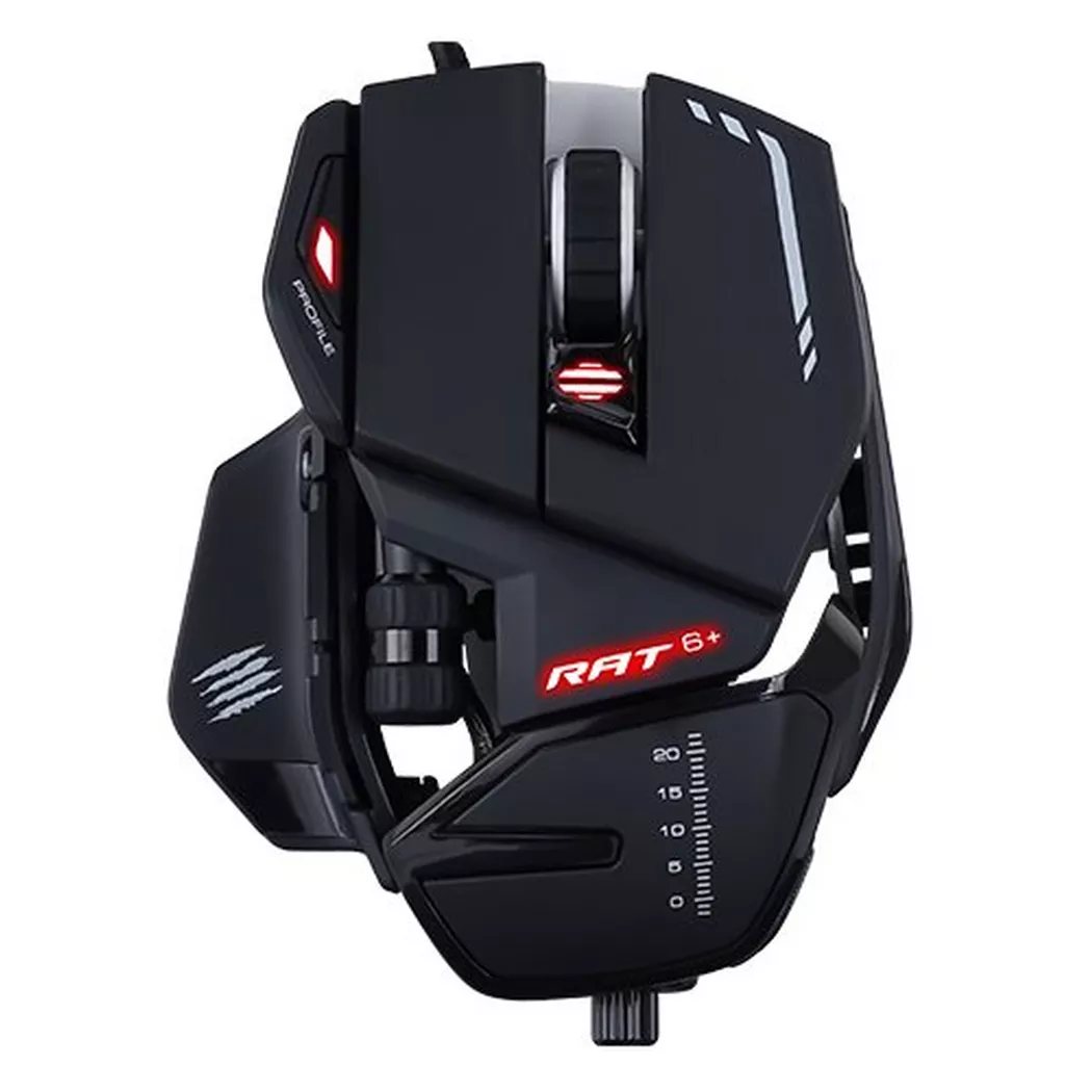 MadCatz Gaming-Maus R.A.T. 6+ 12000 dpi Schwarz