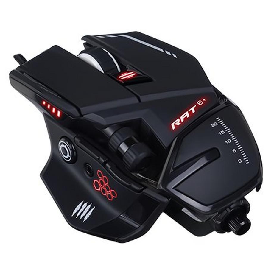 MAD CATZ  Mad Catz R.A.T. 6+ Maus rechts USB Typ-A Optisch 12000 DPI 