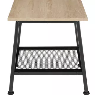 Tectake Table d’appoint Bedford  Châtain