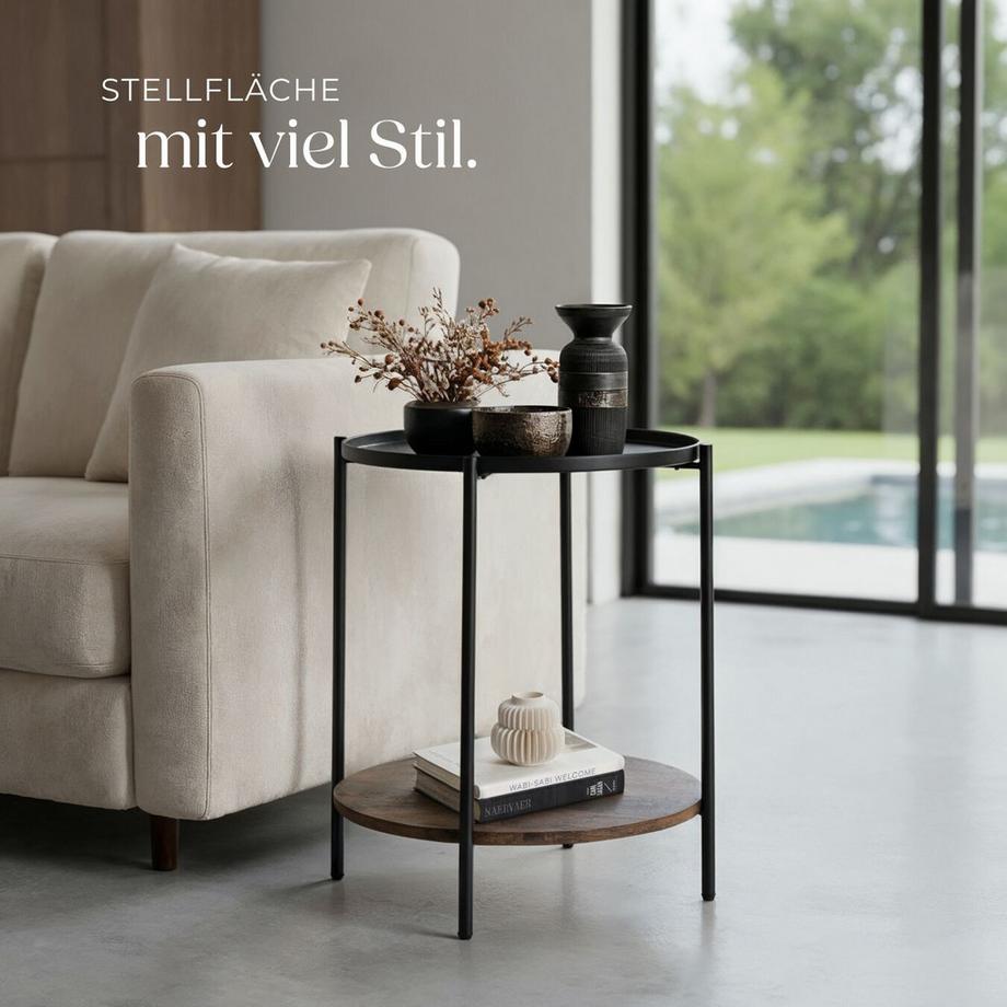 Tectake Tavolino Sunderland  Stile industriale  