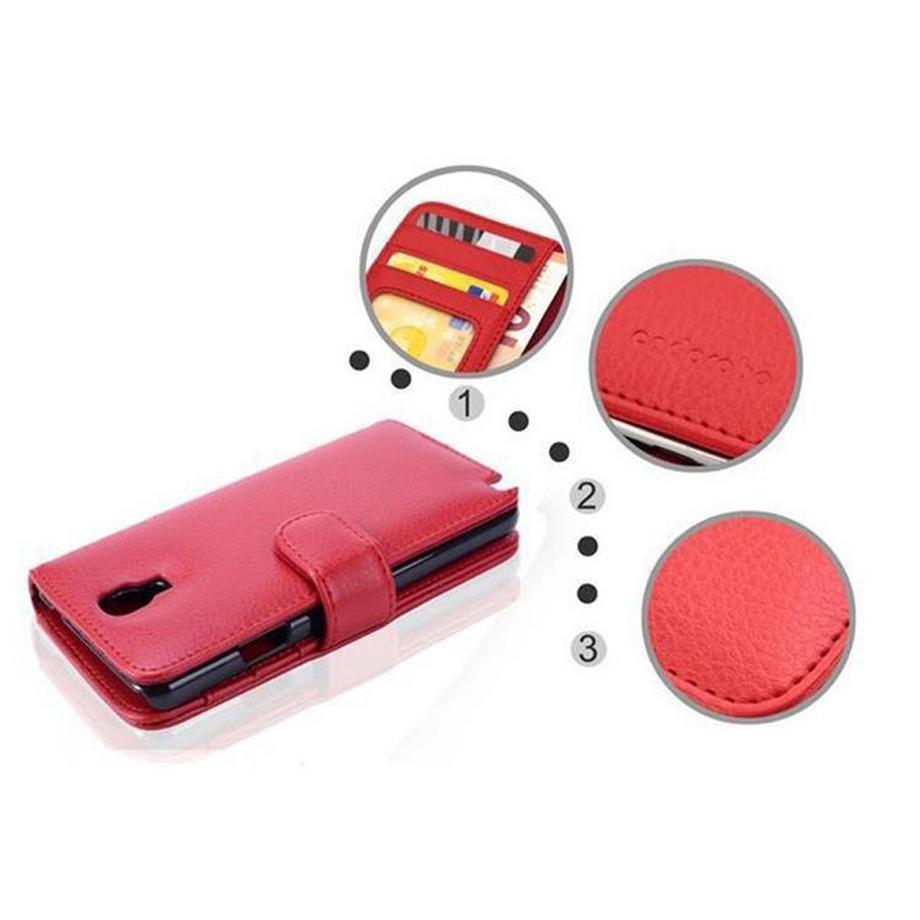 Cadorabo  Housse compatible avec Samsung Galaxy NOTE 3 NEO - Coque de protection avec fermeture magnétique et 3 emplacements pour cartes 