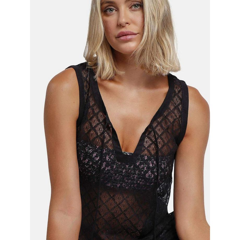 Admas  Transparente Strandtunika Basic 