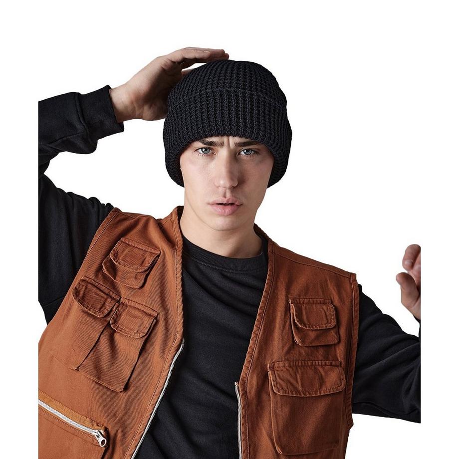 Beechfield Bonnet d'hiver tricoté gaufré  