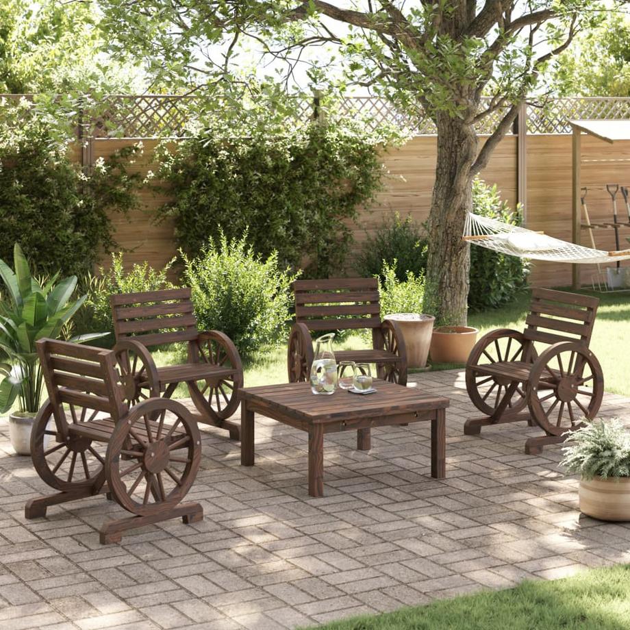 VidaXL Gartenstuhl holz  