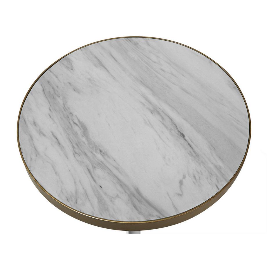 Beliani Table d'appoint en MDF Glamour RAMONA  