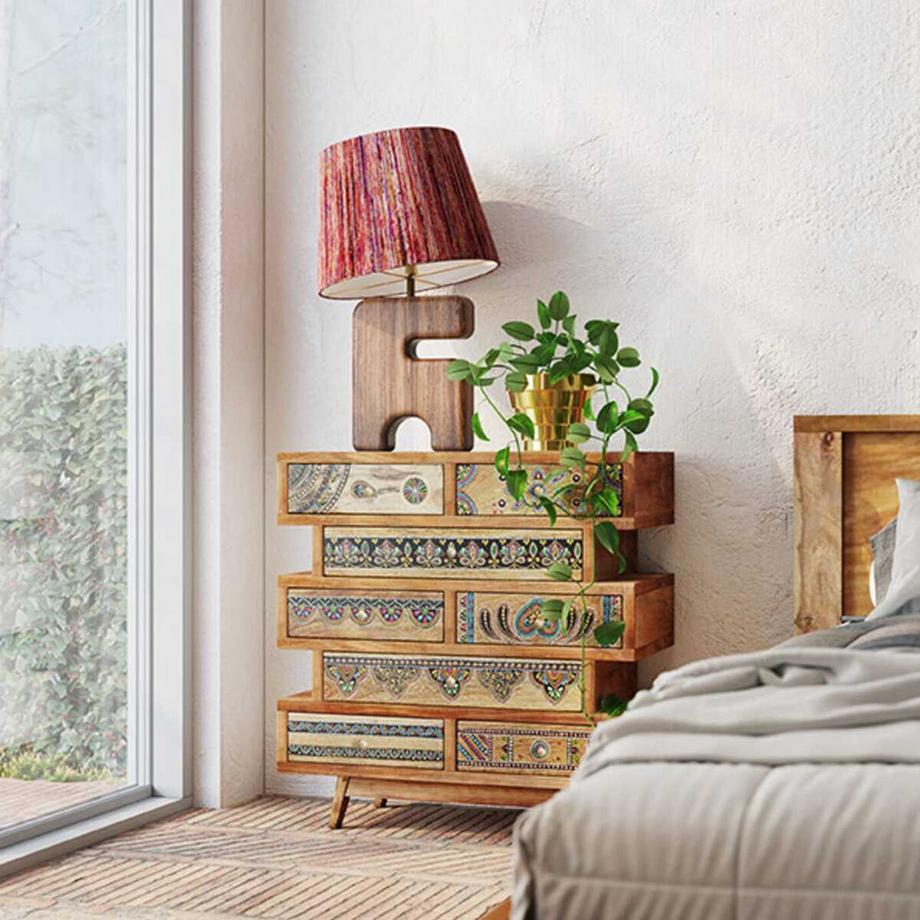 KARE Design Commode Menorca Butterfly 65x65  