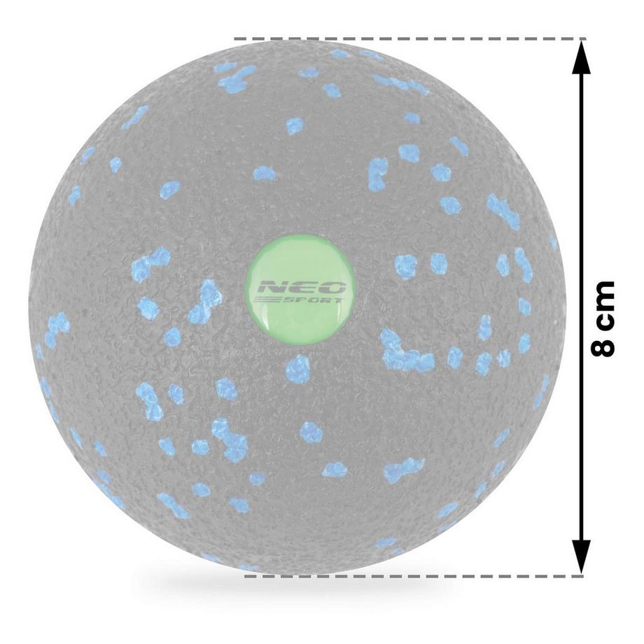 B2X  Palla da massaggio e fitness NS-965 nera/blu 