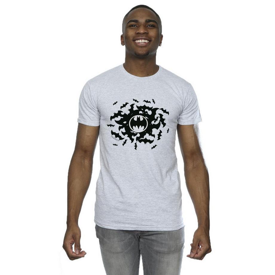 DC COMICS Batman Bat Signal Bedrucktes T-Shirt  