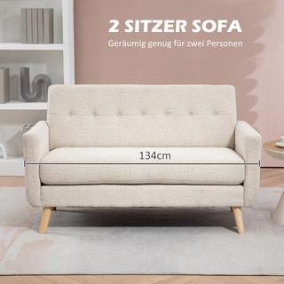 HOMCOM Sofa 2-Sitzer  