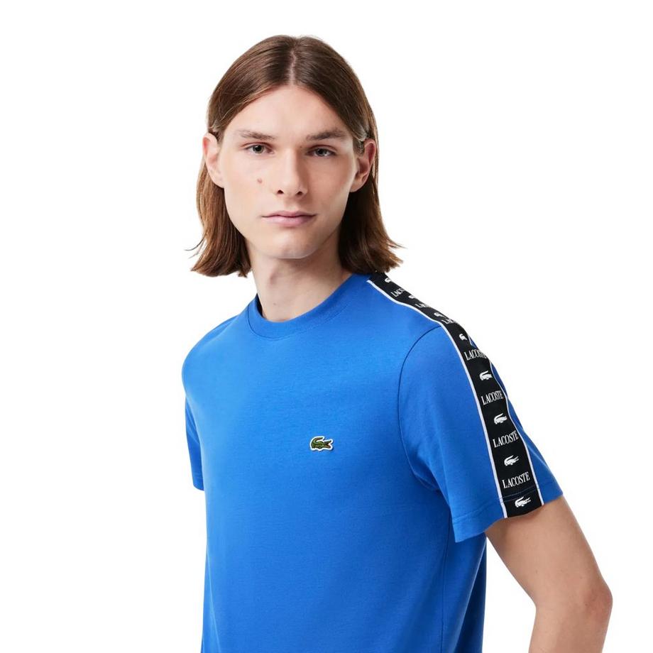 LACOSTE T-Shirt Rayé Coupe Droite  