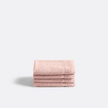 Lot 4 serviettes d'invité éponge 600 g/m²