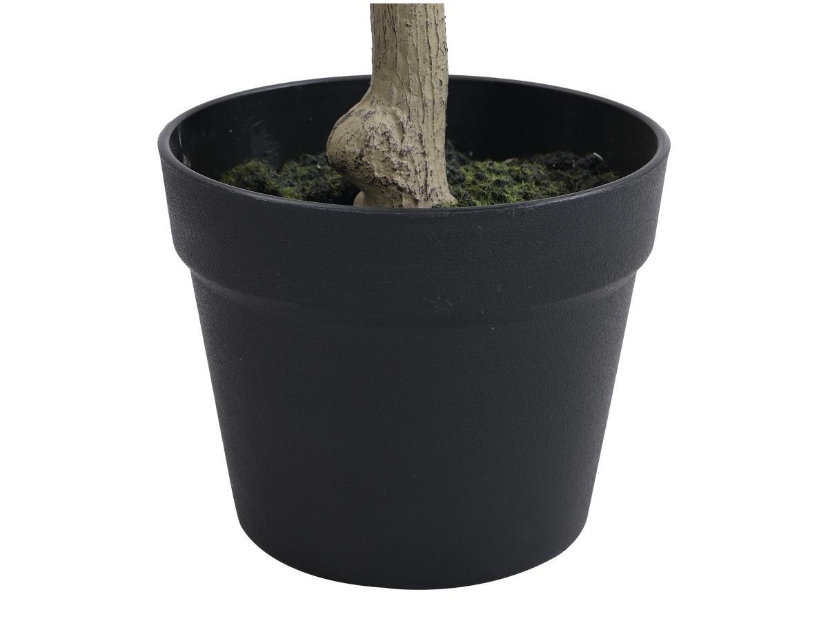 Vente-unique Kunstpflanze Olivenbaum mit Topf - 120 cm - HUESCA  