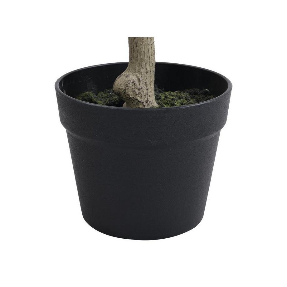 Vente-unique Kunstpflanze Olivenbaum mit Topf - 120 cm - HUESCA  