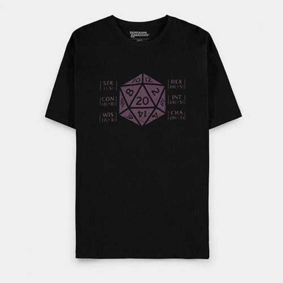 Difuzed  Dungeons & Dragons T-Shirt (XL) Man: Logo Short Sleeved 